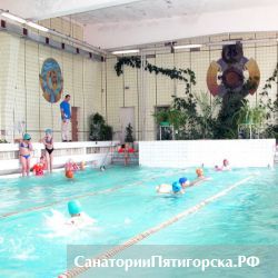 Открытие бассейна в санатории