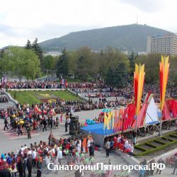 Пятигорск в День Победы
